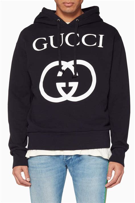 mens fashion hoodies gucci|authentic men Gucci hoodie.